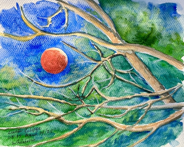 Eclipsed Moon