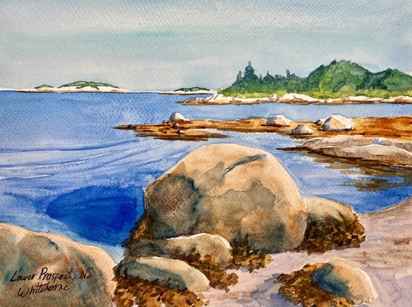 Granite boulders, Lower Prospect, NS